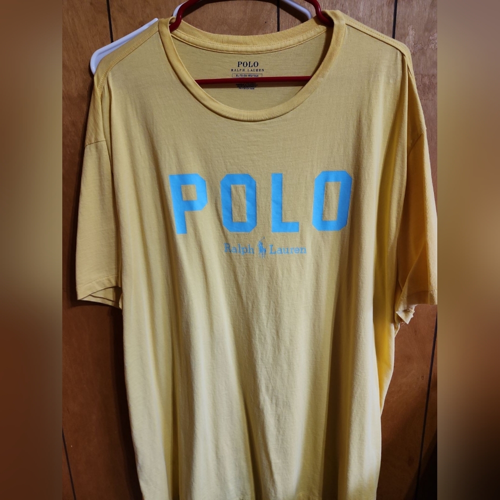 Brand New w/o Tags Polo by Ralph Lauren Men's T-Shirt XL Yellow